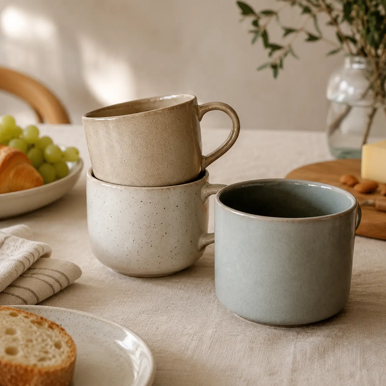 餐具宴客桌景广告产品模板生成效果