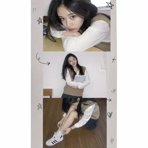 Korean Campus Phone Strip AI image style preview for image-to-image generation