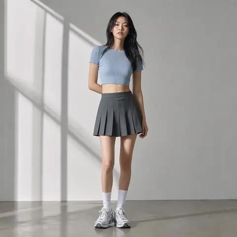 Minimal Athleisure Studio AI image style preview for image-to-image generation