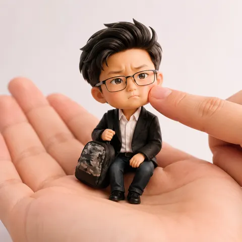 Palm Chibi Character AI image style preview for image-to-image generation