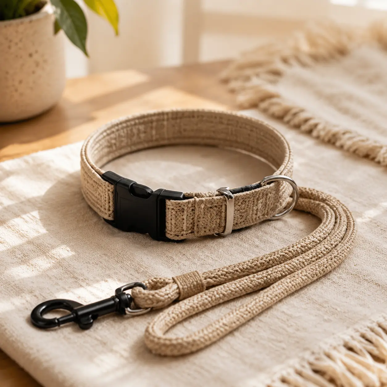 Pet Accessory Cozy Lifestyle Ad AI image template result