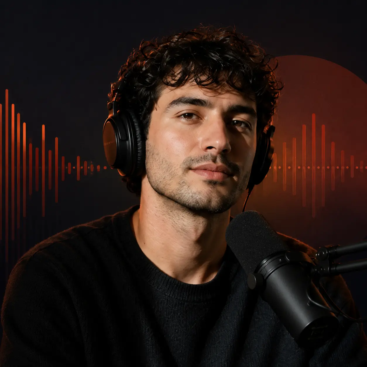 Podcast Guest Cover AI image template result
