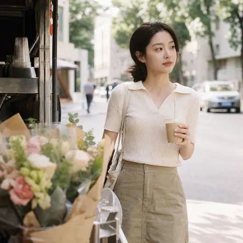 Soft Ccd City Street Snap AI image style preview for image-to-image generation